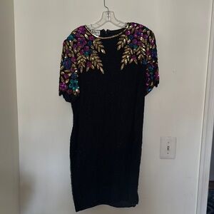 Vintage 80s sequins dress